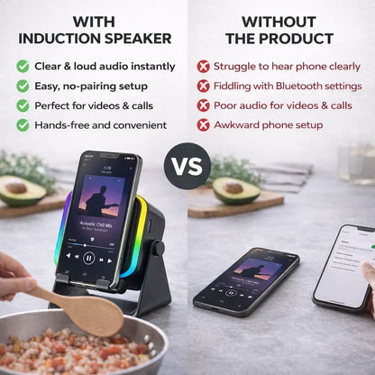 3 In 1 Phone Induction Speaker